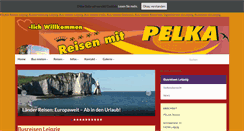 Desktop Screenshot of pelka-reisen.de